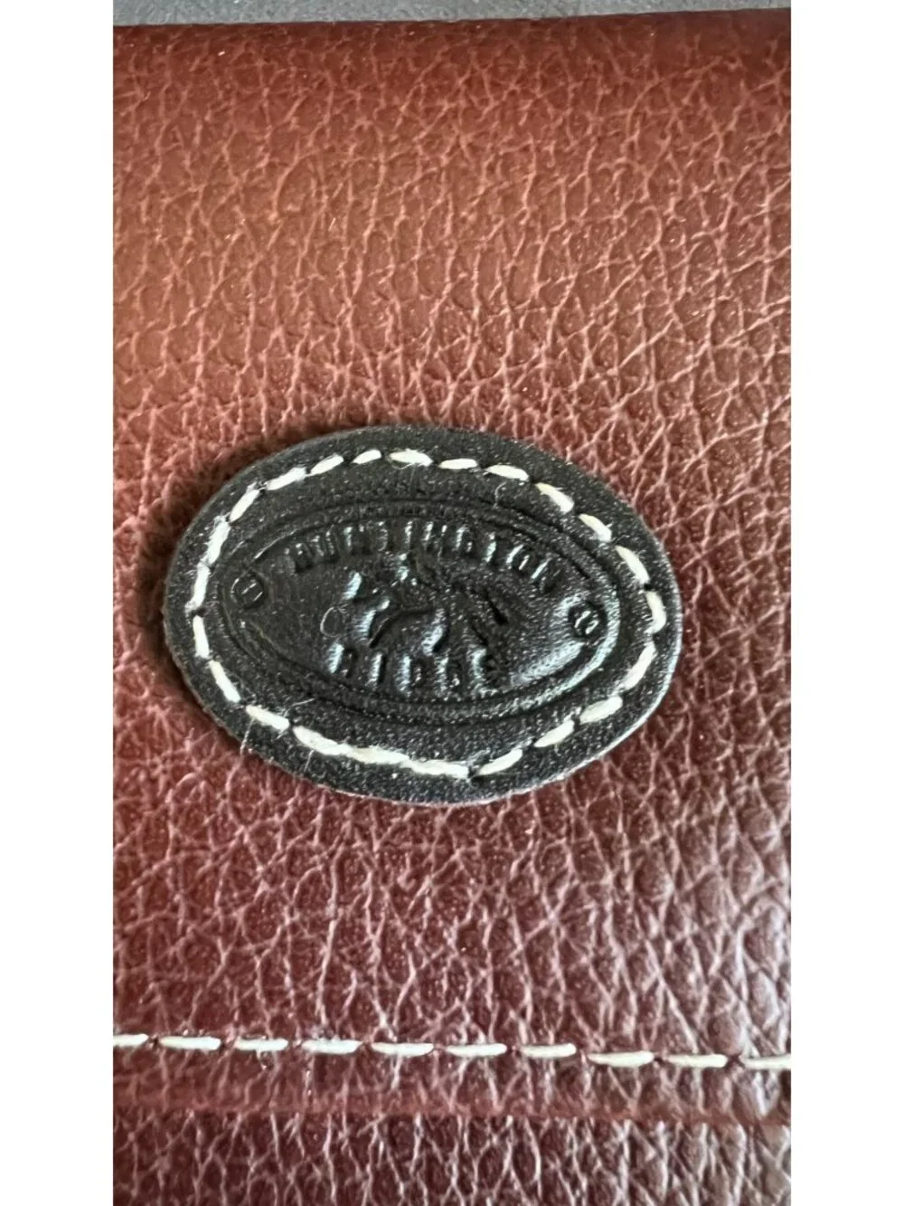 Huntington Ridge 4-Piece Brown Leather Accessories Set With Wallet Keychain Coin